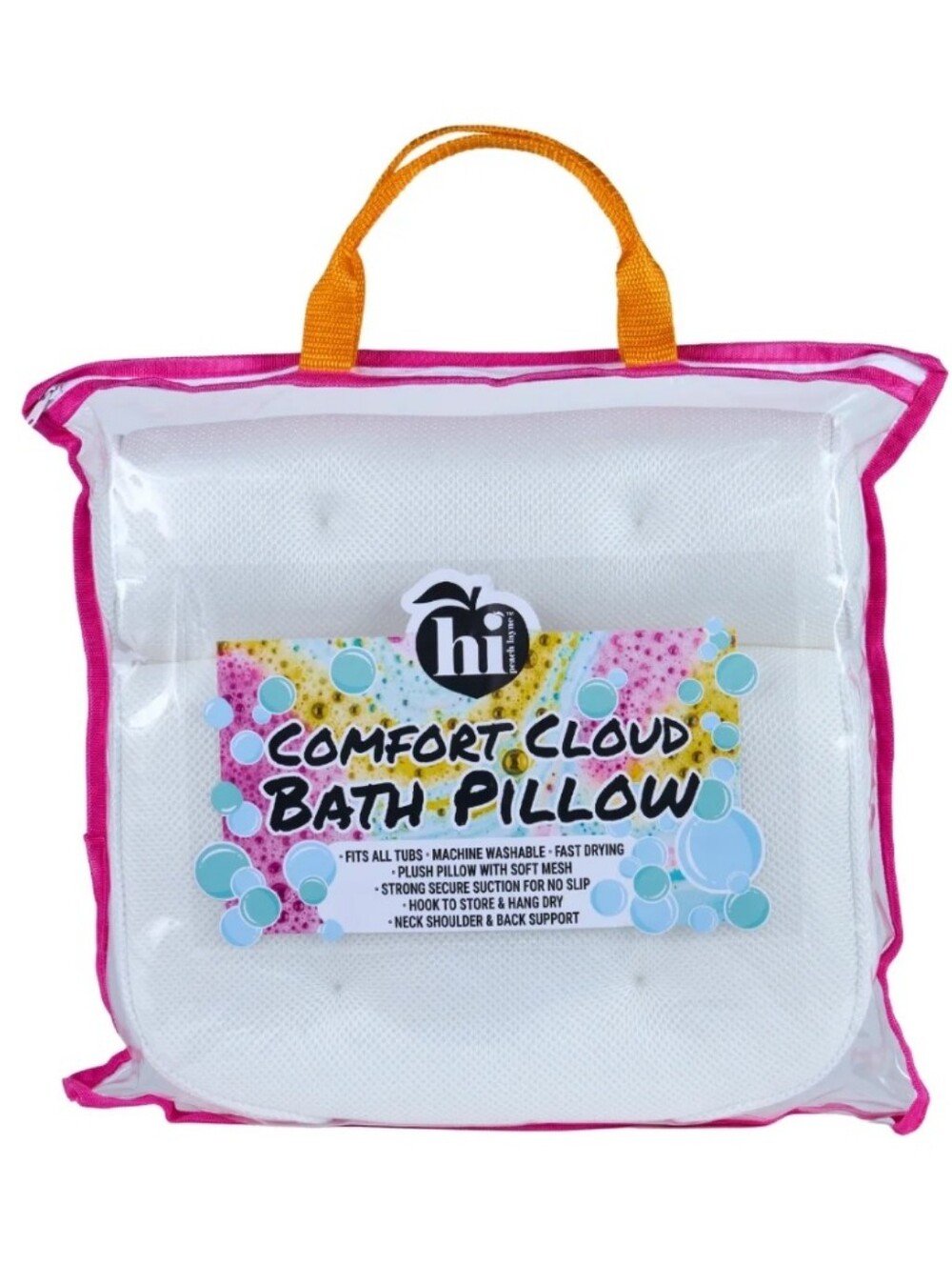 NWT Hi Peach Layne Comfort Cloud Bath Pillow